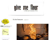 Tablet Screenshot of givemeflour.com